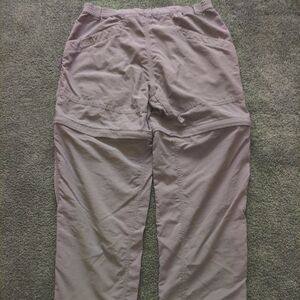 Men's large Columbia hiking pants covers to short